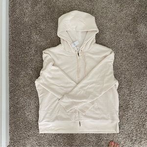 Sherpa Line Zip Up Hoodie